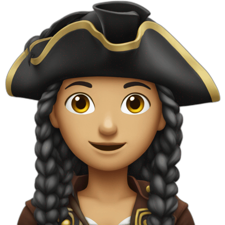 a pirate girl emoji