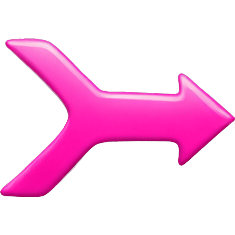 pink arrow emoji