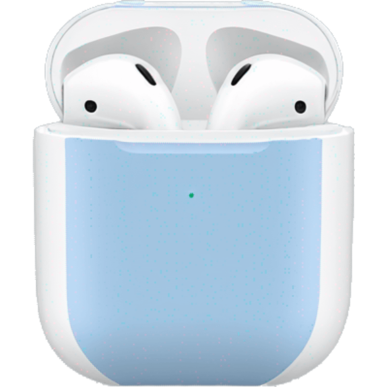 Blue grey airpods emoji