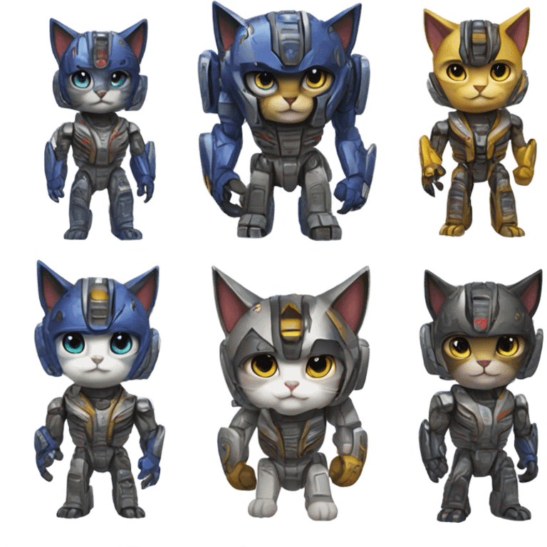 transformers but cats emoji