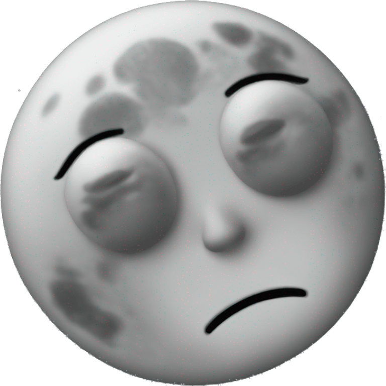 sleeping moon emoji