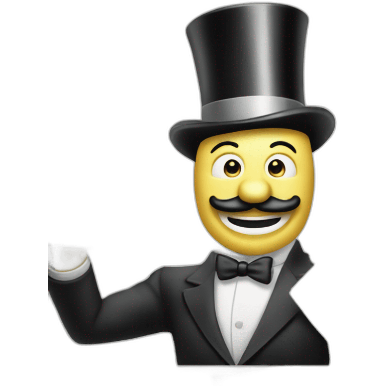 monopoly man money sign emoji