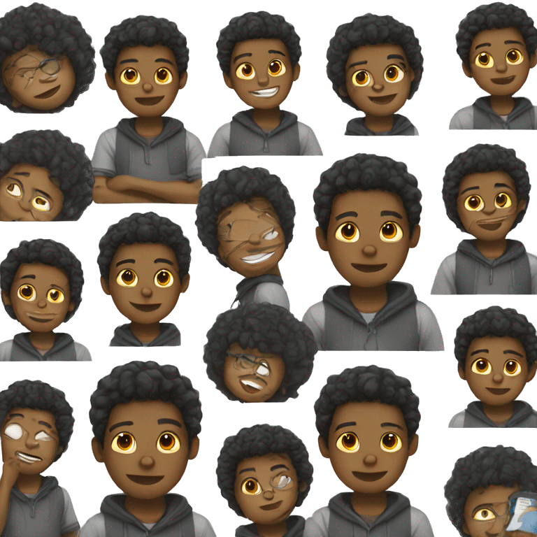 black boy emoji