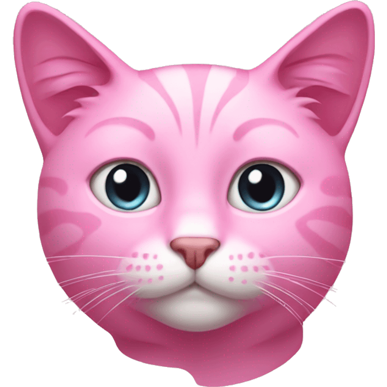 Pink cat emoji