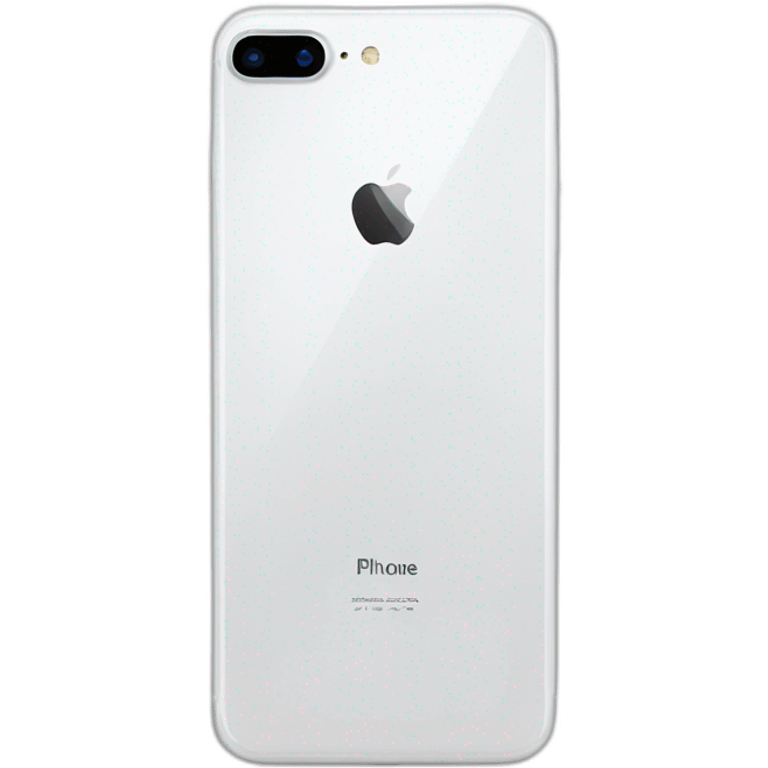 iPhone 8 Plus white emoji