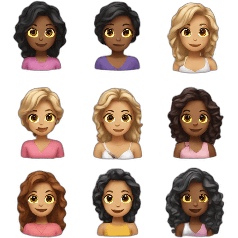 Amigas emoji