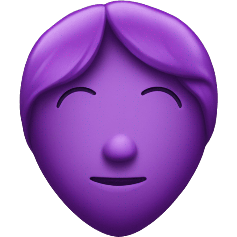 Purple Heart with the phrase “I love you Alessia” in the middle emoji