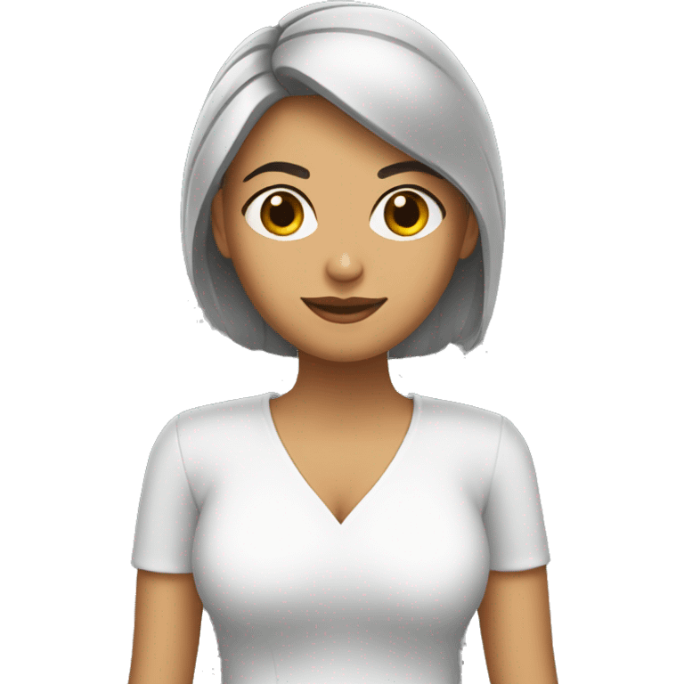 mujer de piel morena  emoji