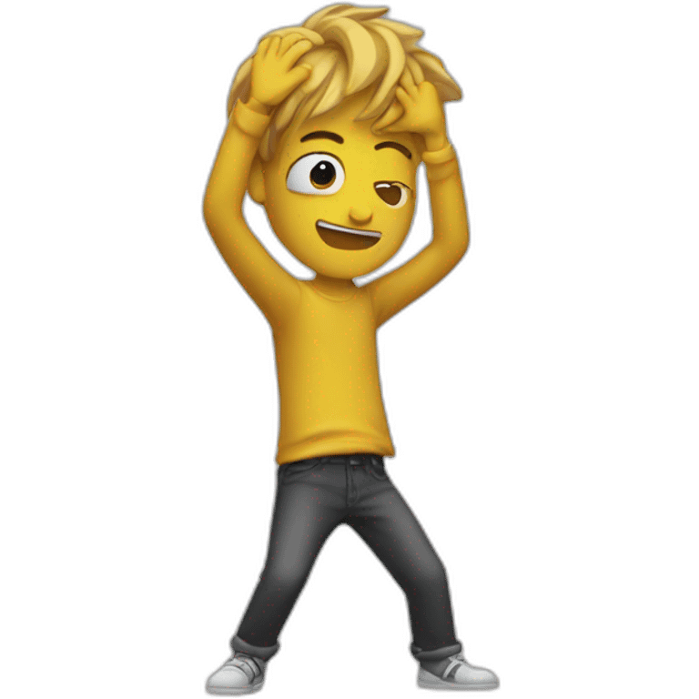 Emoji qui dab emoji