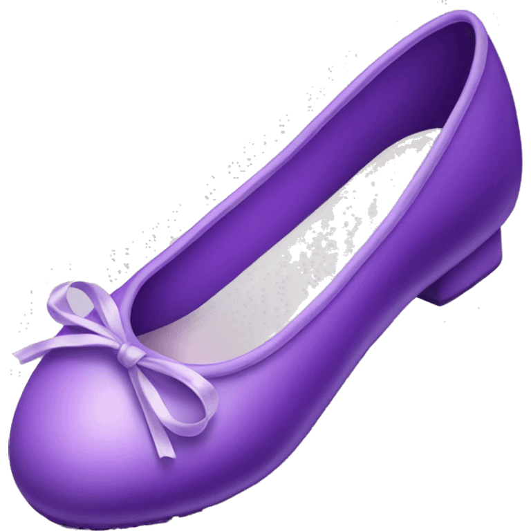 Purple ballerina shoes emoji