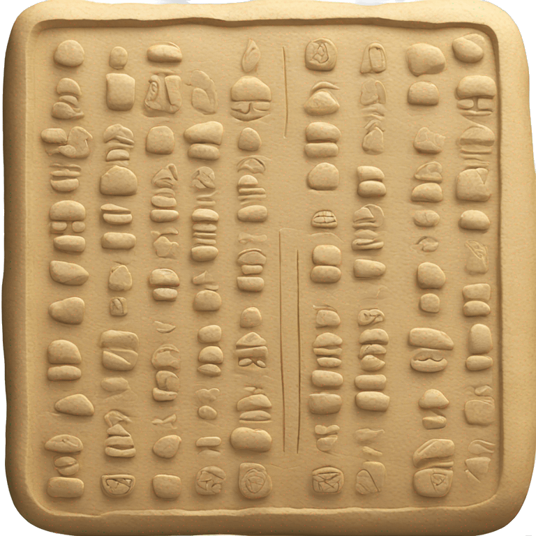 cuneiform tablet emoji