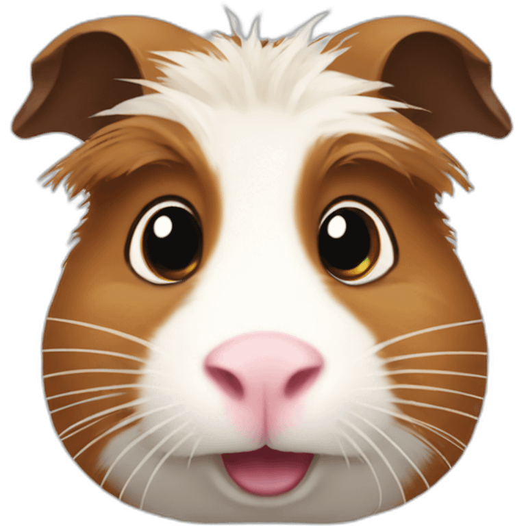 a crazy guinea pig emoji