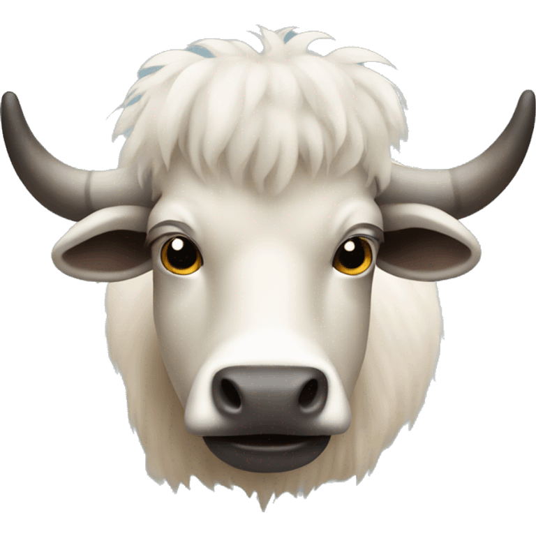 shaved yak emoji