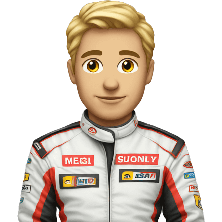 race car driver emoji