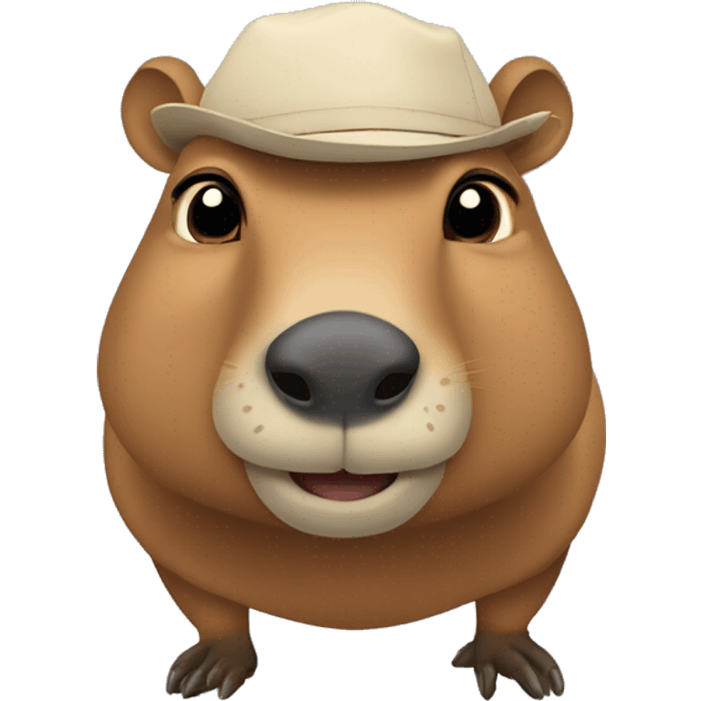 capybara đội mũ peaky blind emoji