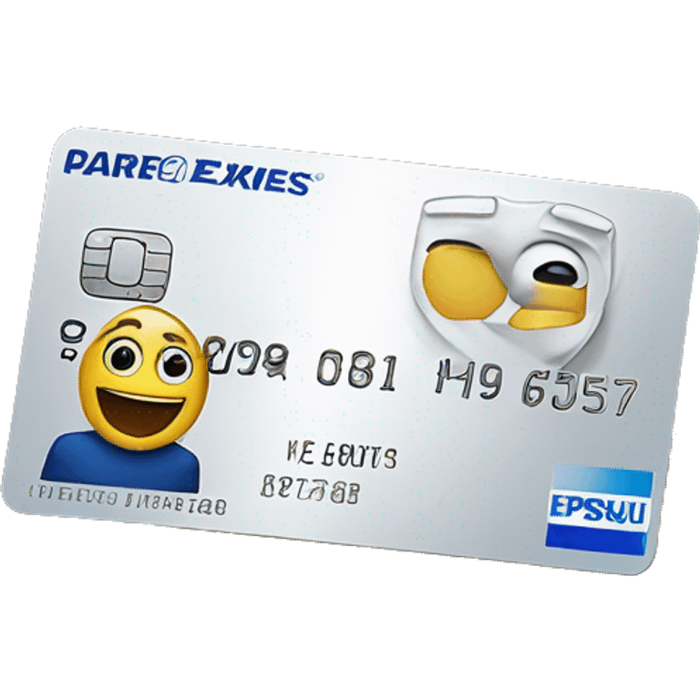 picsou on a american express card emoji