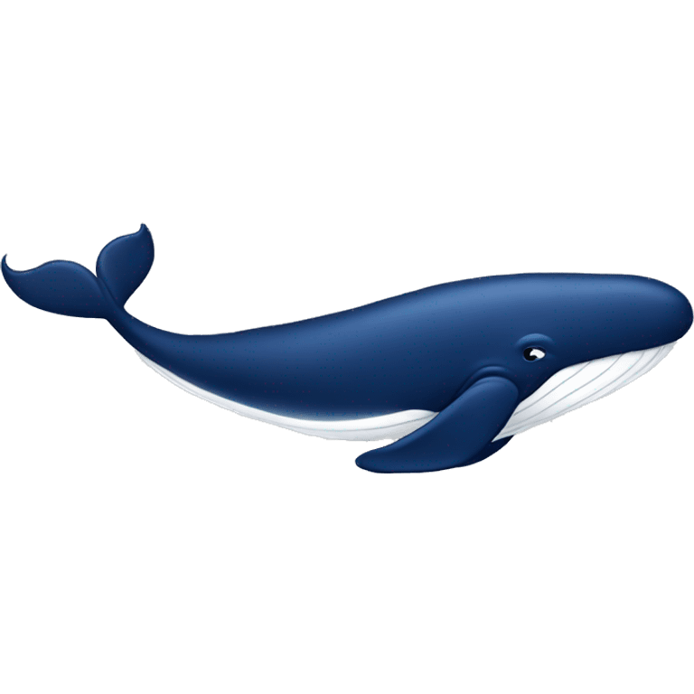 humpbck whale, dark blue emoji