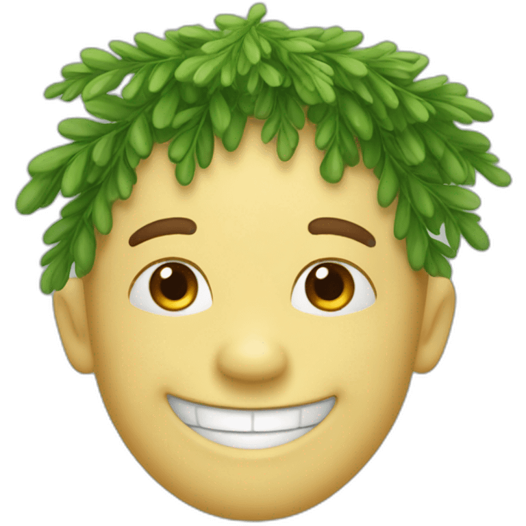 cheerful little hemlock emoji