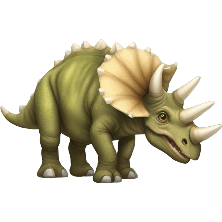 Triceratops emoji