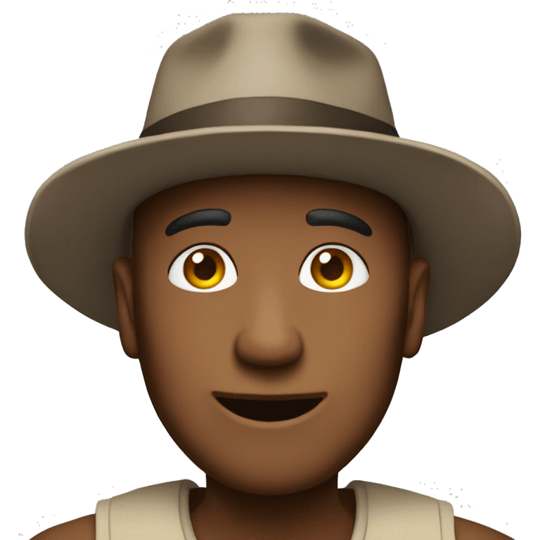 the hat man emoji