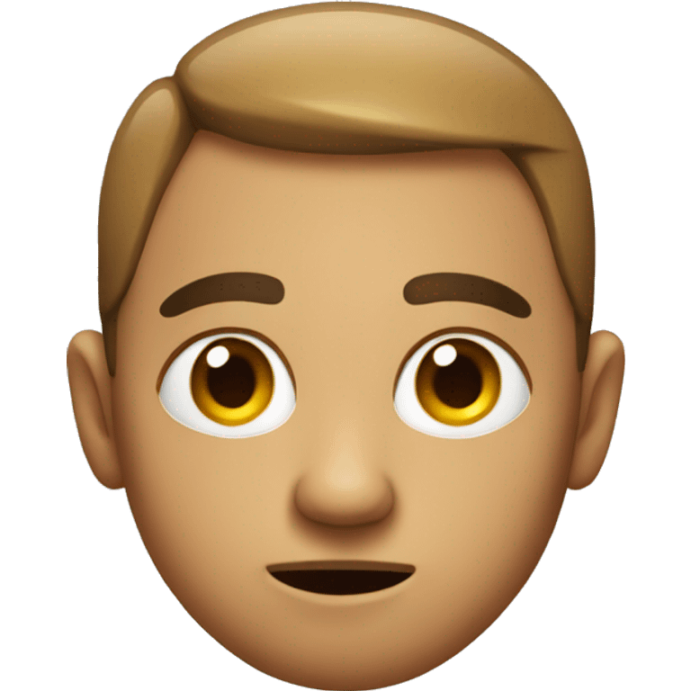 An emoji doing a side eye  emoji