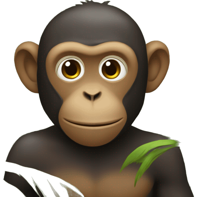 Monkey in jungles  emoji