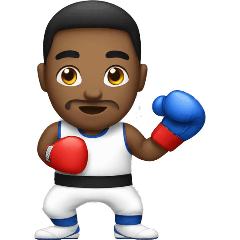 white boxing emoji