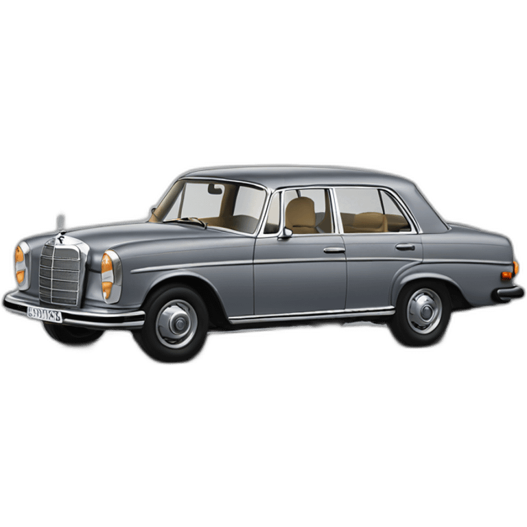 Mercedes 220 grise emoji