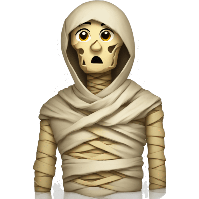 Mummy wrapped in euros € emoji