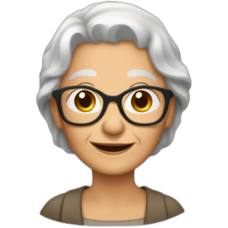 Old woman emoji