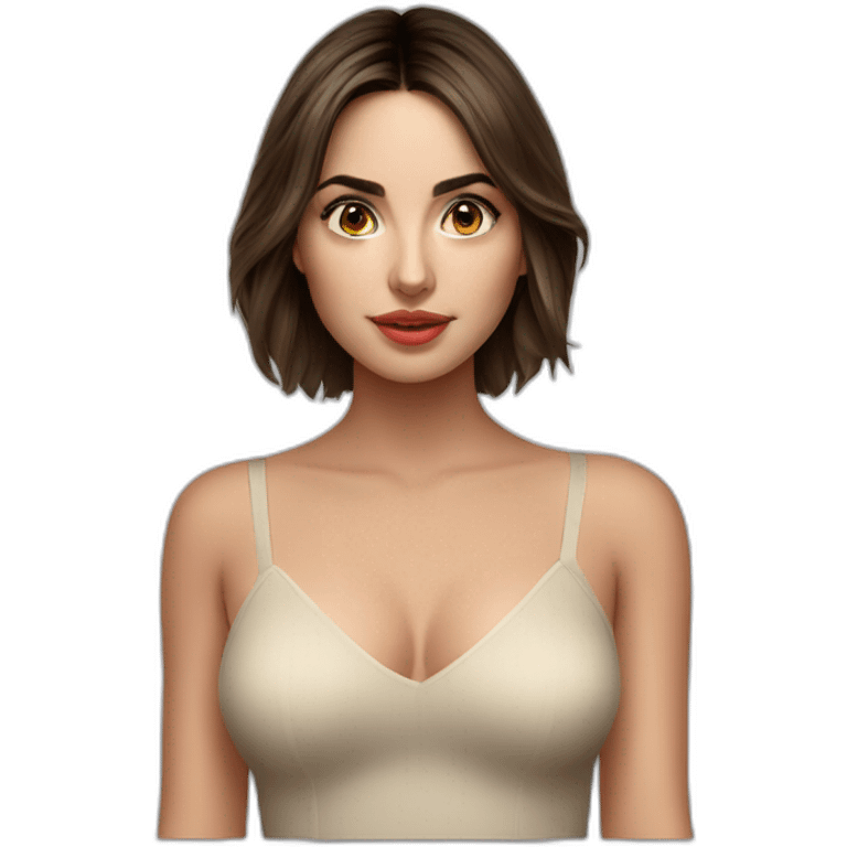 Ana de armas without wearing dress standing emoji