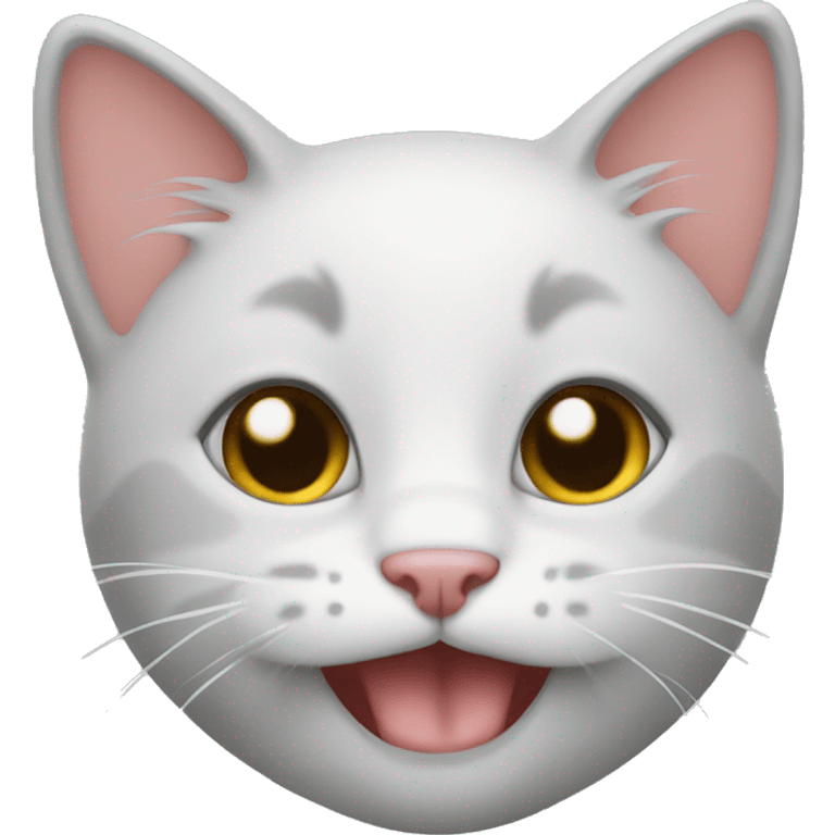 Cute kitty emoji