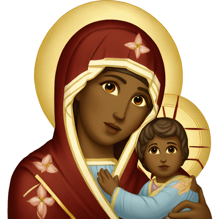 Orthodox icon Theotokos  emoji