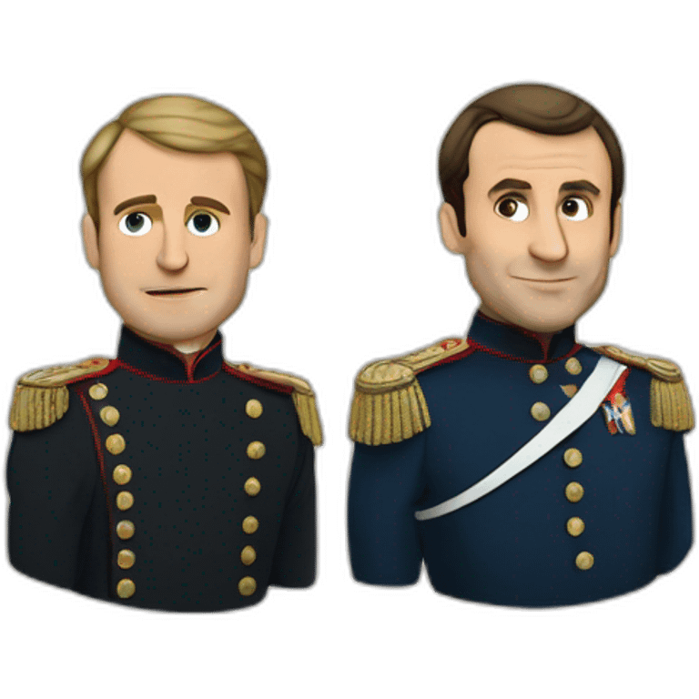 Macron and Staline  emoji