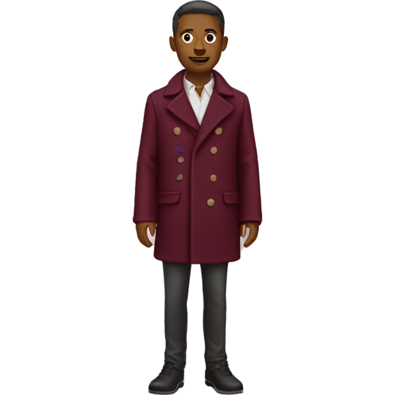 Bordeaux coat emoji