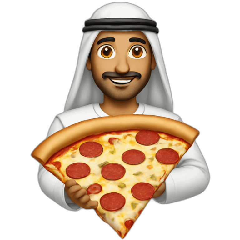 Arab-in-pizza emoji