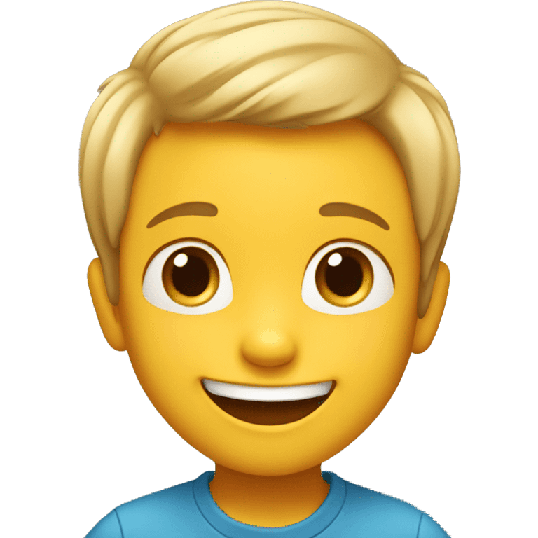 happy little boy emoji