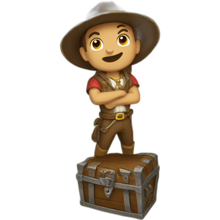 Treasure adventure emoji