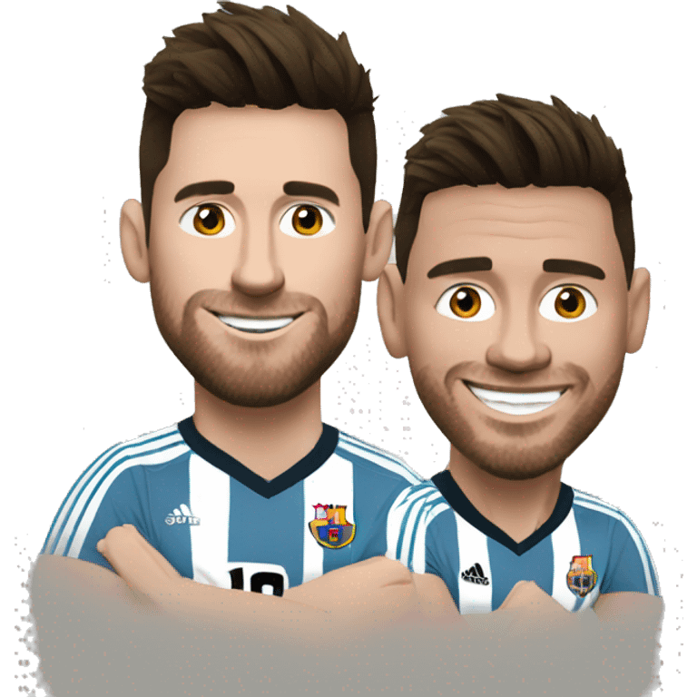 Messi sur ronaldo emoji