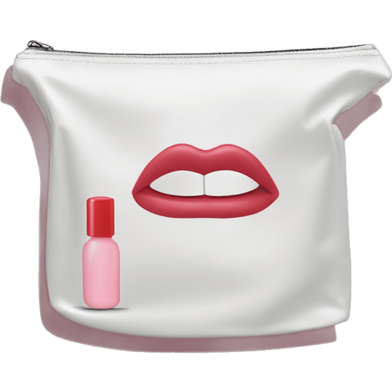 Glossier make-up bag emoji