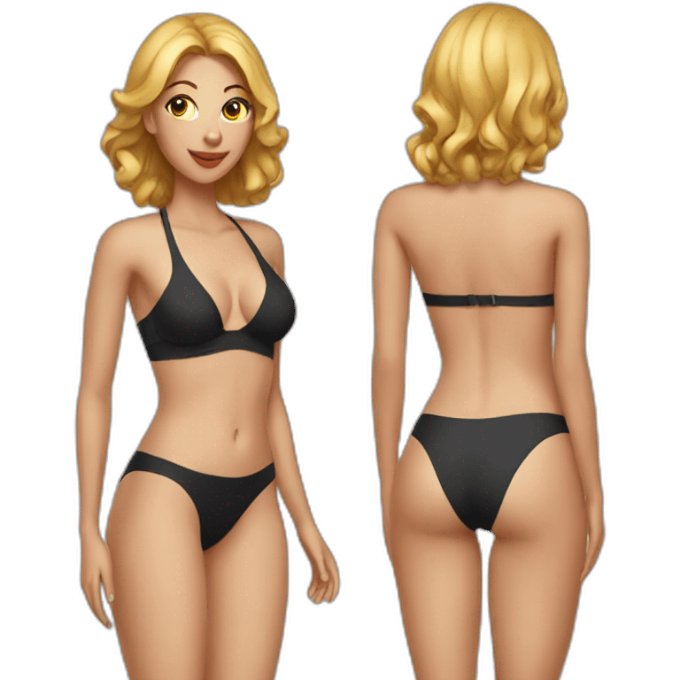 sexy chic in swimsuit emoji