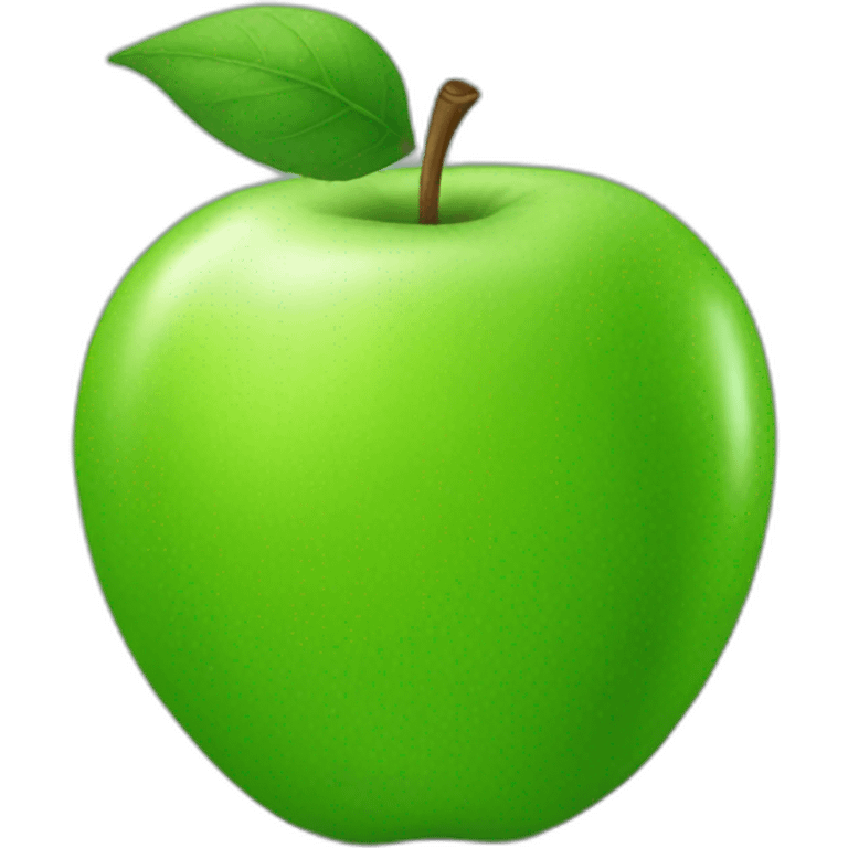 green apple emoji