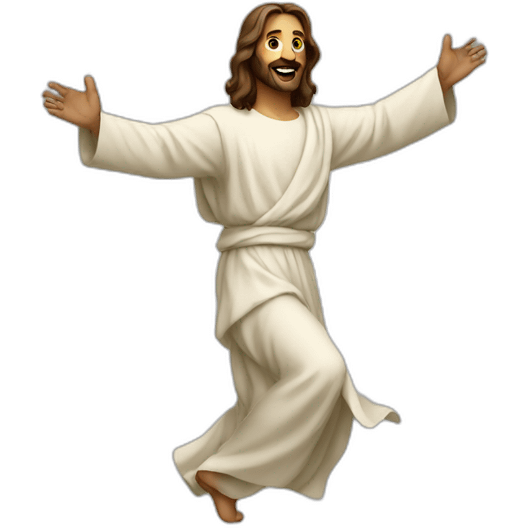 Jesus dance man emoji