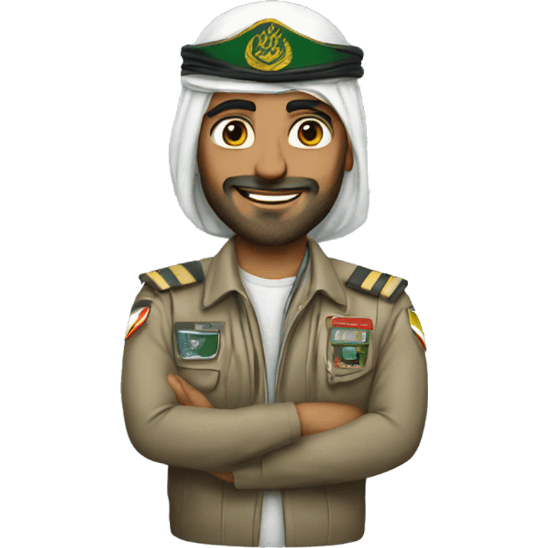 Arab pilot emoji