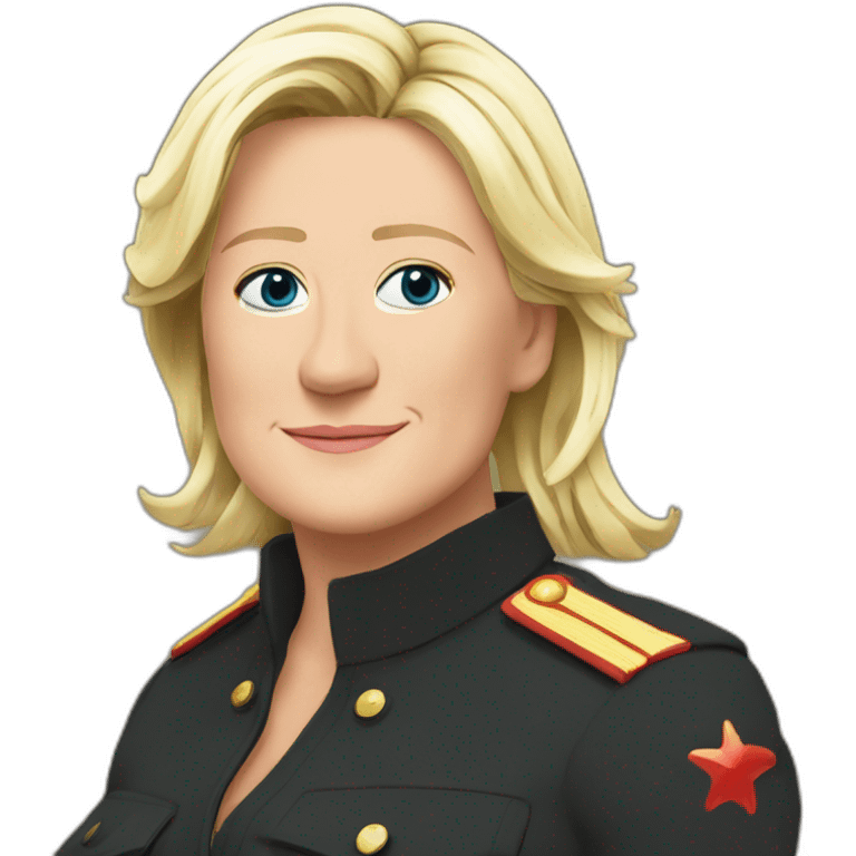 Marine le pen black emoji