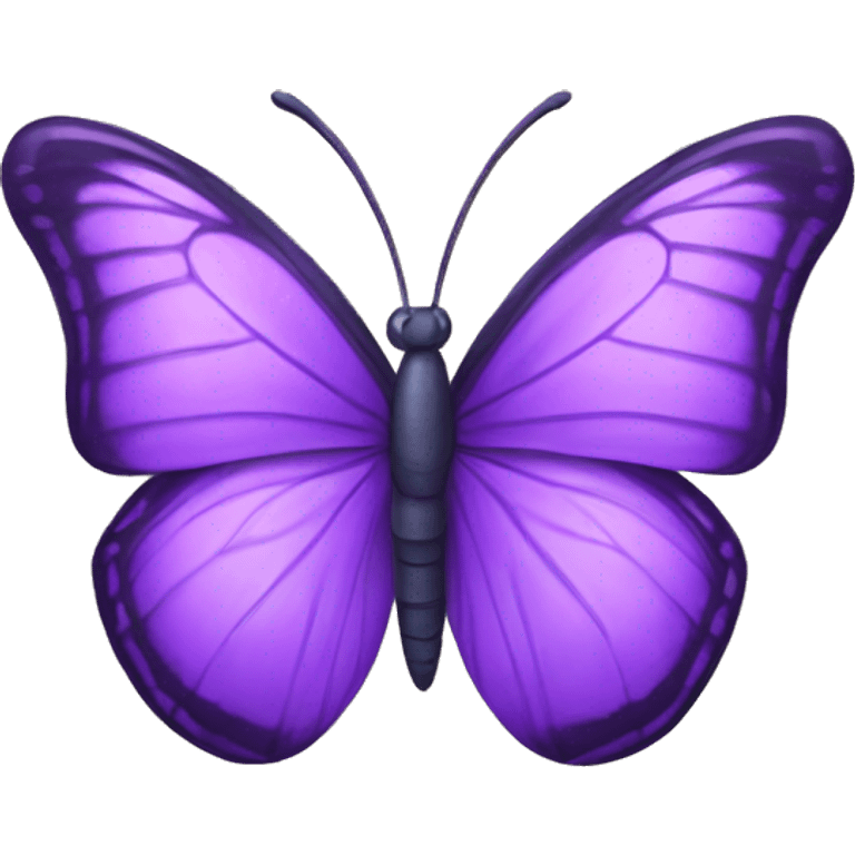 Purple butterfly emoji