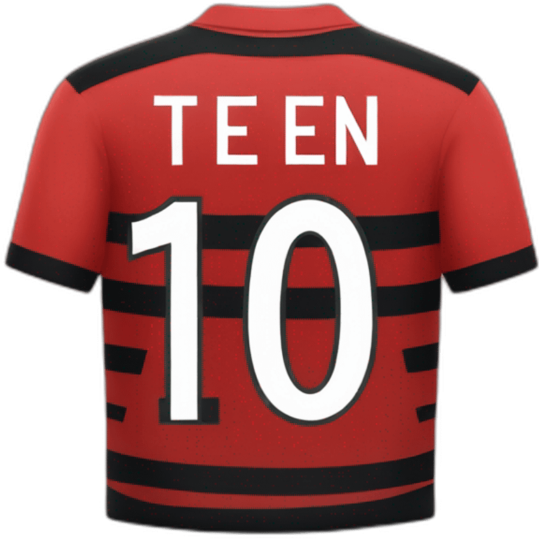 Flamengo number ten shirt backwards emoji