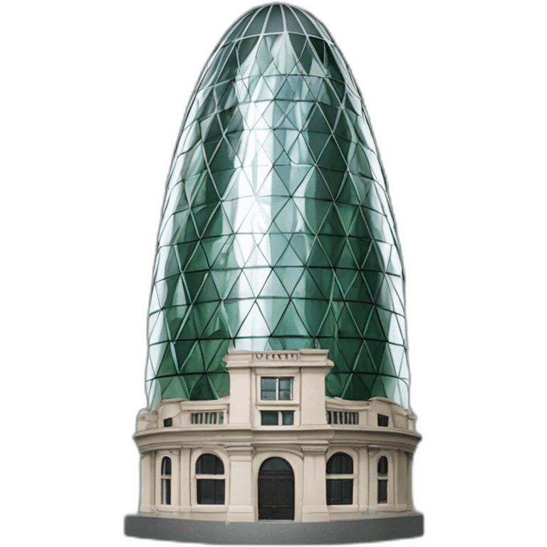 London gherkin building emoji