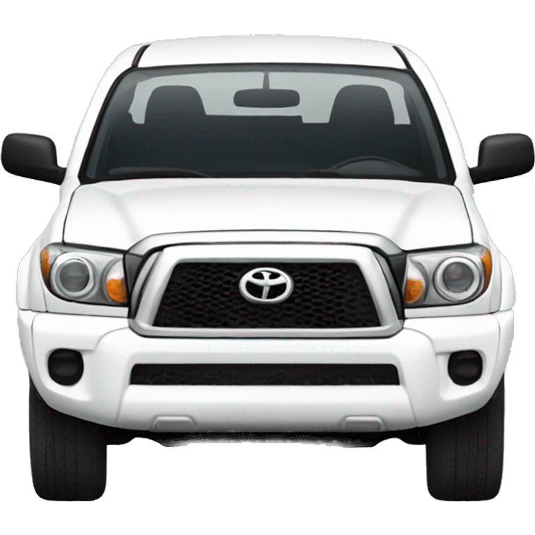 White Toyota Tacoma emoji