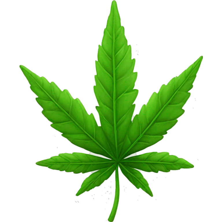 Weed leaf emoji